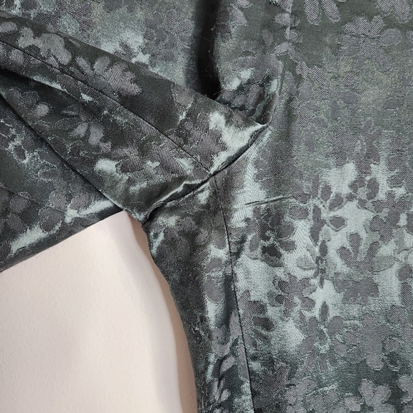 RAG & BONE Jarvis Floral Jacquard Trousers In Grey Forest Size 6 - Picture 7 of 16